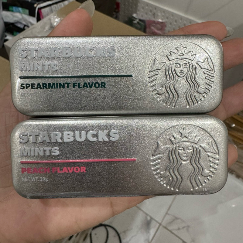 สาวก Starbuck ต้องไม่พลาด ของแท้จากช้อปไต้หวัน ลูกอมผลไม้ กระป๋องเหล็ก