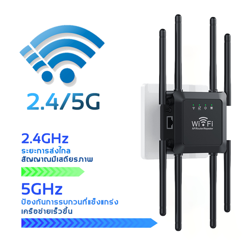 👨‍🔧 รุ่นล่าสุดในปี 2024 👨‍🔧 ตัวขยายสัญญาณ wifi ขยายสัญญาณ wifi wifi repeater ตัวกระจายwifiบ้าน