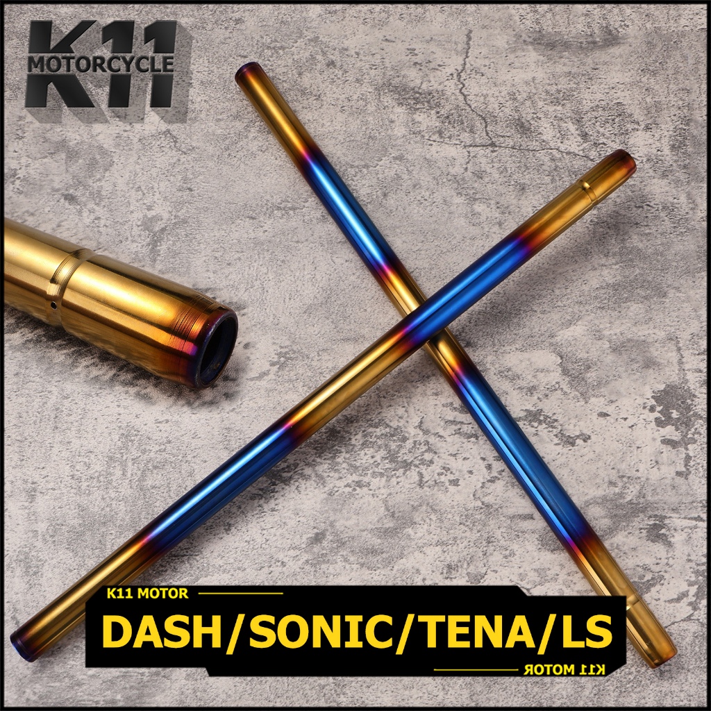 แกนโช๊ค dash/sonic/tena/ls หลายรุ่น ไทเททอง สุดหล่อ 1คู่ แบบกิ๊บล๊อค คุณภาพ จัดส่งเร็ว