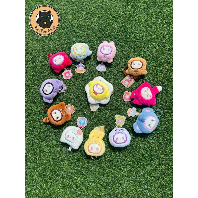 [แบบสุ่ม]รุ่นกล่องม่วงขาว MJ Studio EMMA Rua Rua Zoo Animal Kingdom Sachet series blind box set