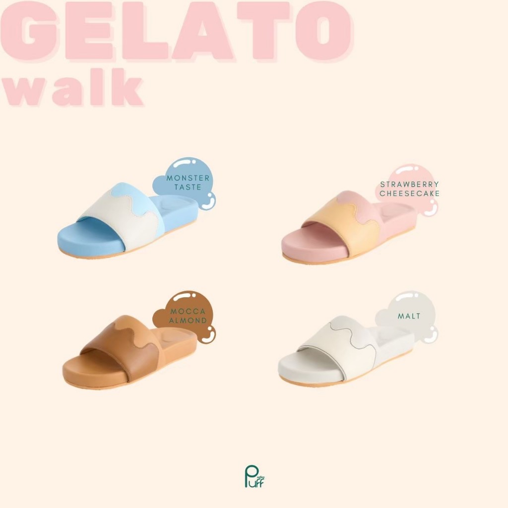 PUFFSHOES.OFFICIAL : GELATO WALK Foot Therapy