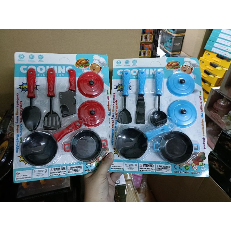ชุดเครื่องครัว เซ็ตทำอาหาร(พร้อมส่ง)งานใหม่ ตรงปก %