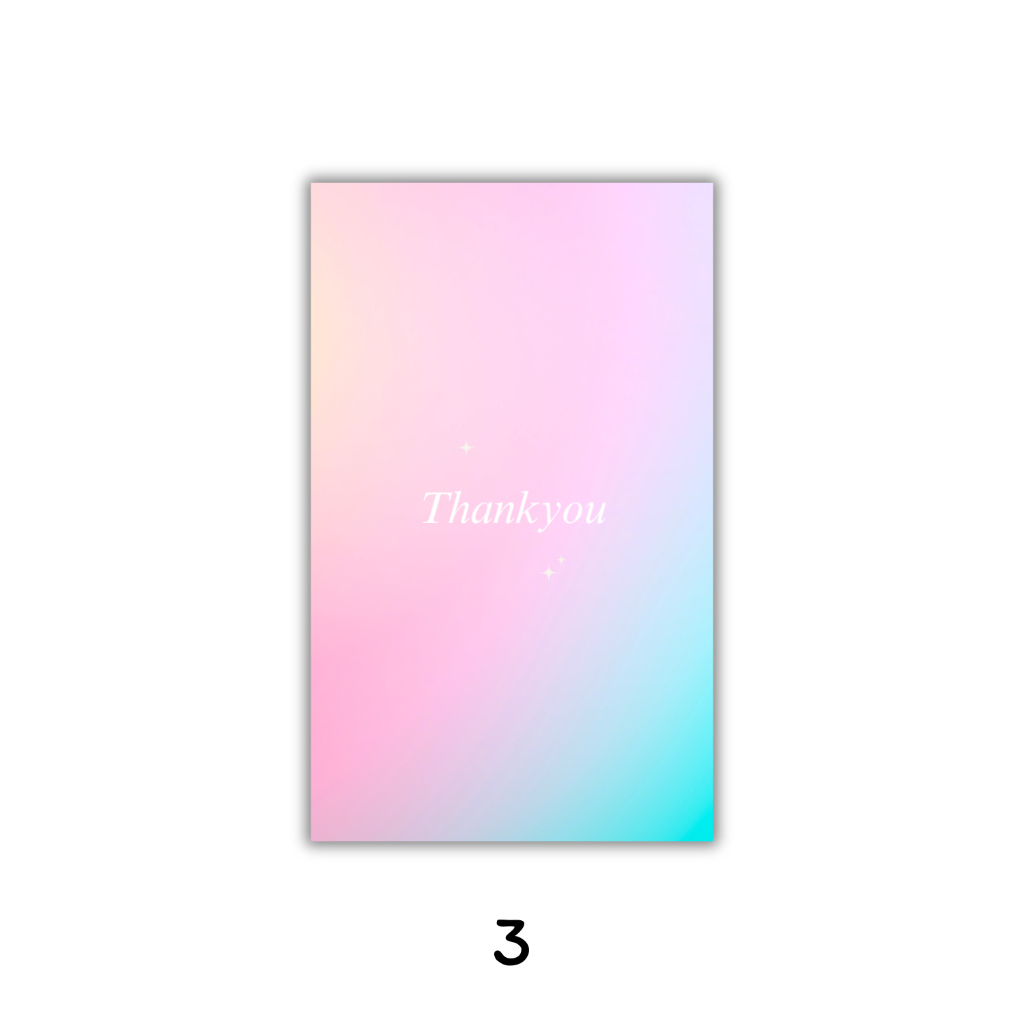 [1แพ็ค/10แผ่น] กระดาษรองสินค้า การ์ดขอบคุณลูกค้า thankyou