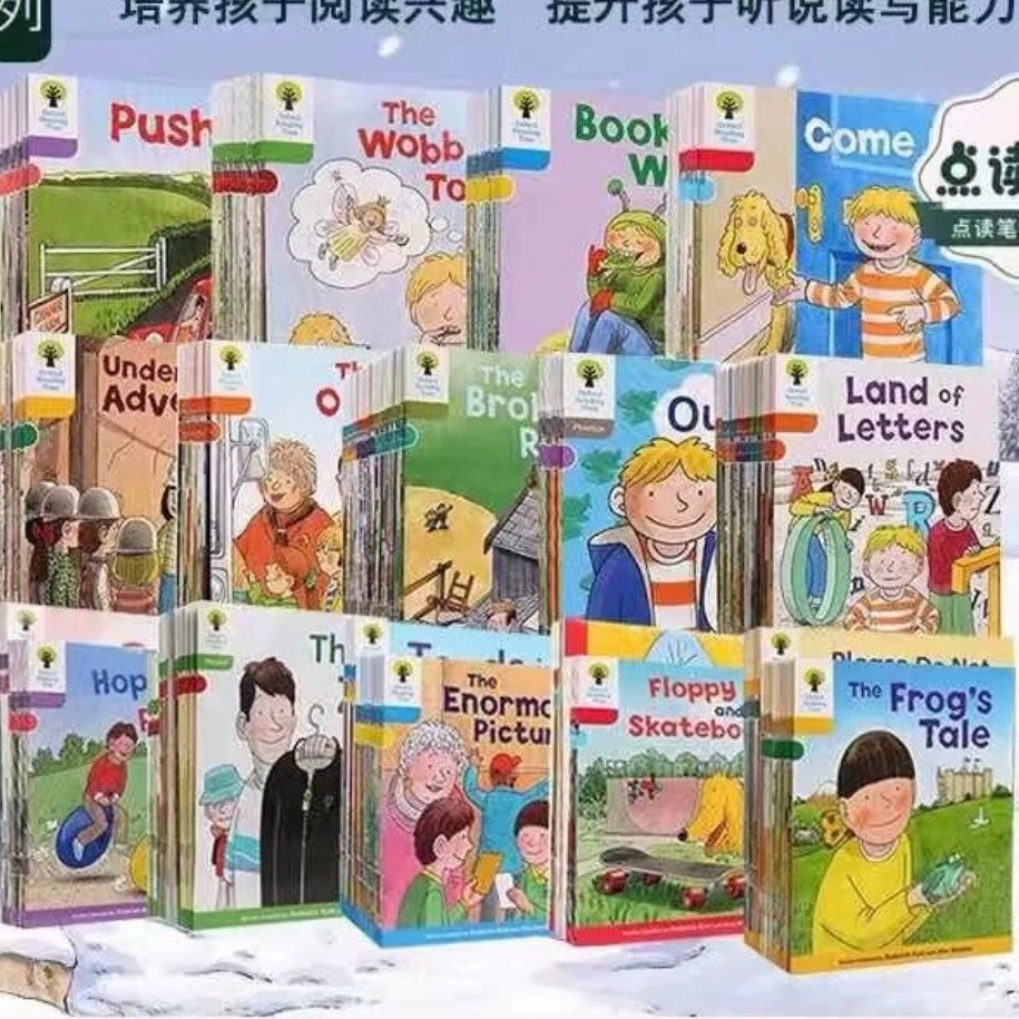 พร้อมส่ง! Oxford Reading Tree Level 1-12 English Phonics learning books หนังสือเด็กภาษาอังกฤษ ศัพท์ภาษาอังกฤษ