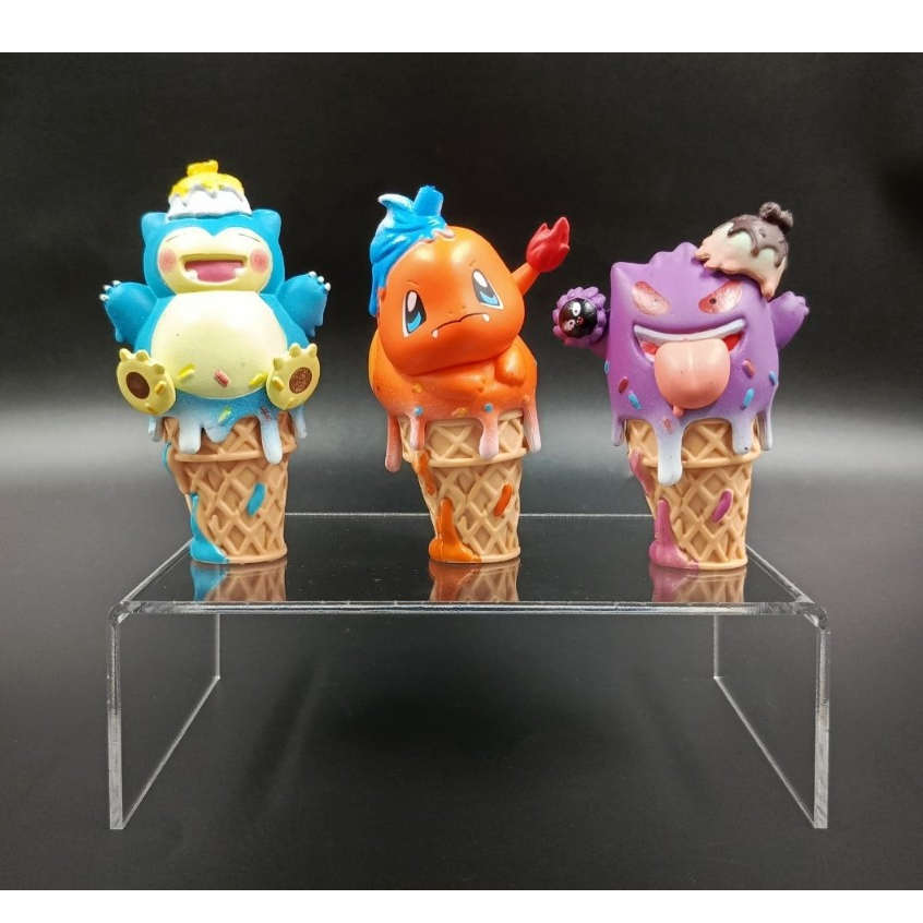 ชั้นวางโมเดลอะคริลิค ชั้นวางของ ทรง U ก10xย15xส5cm. หนา 3 มิล