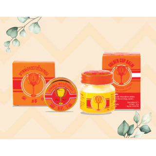 [1ขวด] ยาหม่องตราถ้วยทอง Golden Cup Balm แบบขวดแก้ว (12g 22g 50g) หม่อง ถ้วยทอง
