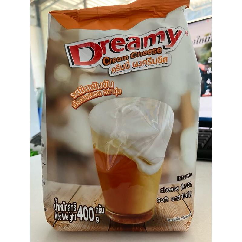 พร้อมส่ง ดรีมมี่ ผงครีมชีส Dreamy Cream Cheese น้ำหนักสุทธิ 400 กรัม[จัดส่งทุกวัน]