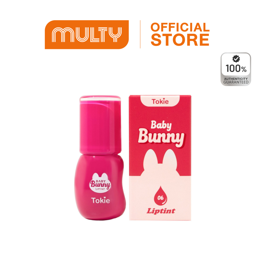 กดสั่งซื้อ 2 ชิ้น ราคา 199 บาท (คละสีได้) จนถึงวันที่ 19/2/25 เท่านั้น***Tokie Baby Bunny Lip Tint 5 g. ลิปทินต์จิ๋ว