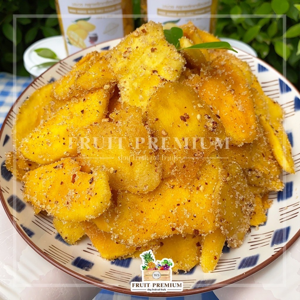 🥭🐟มะม่วงอบแห้ง คลุกพริกเกลือปลาร้า🌶️ กลิ่นหอม อร่อยแซบอีลี่