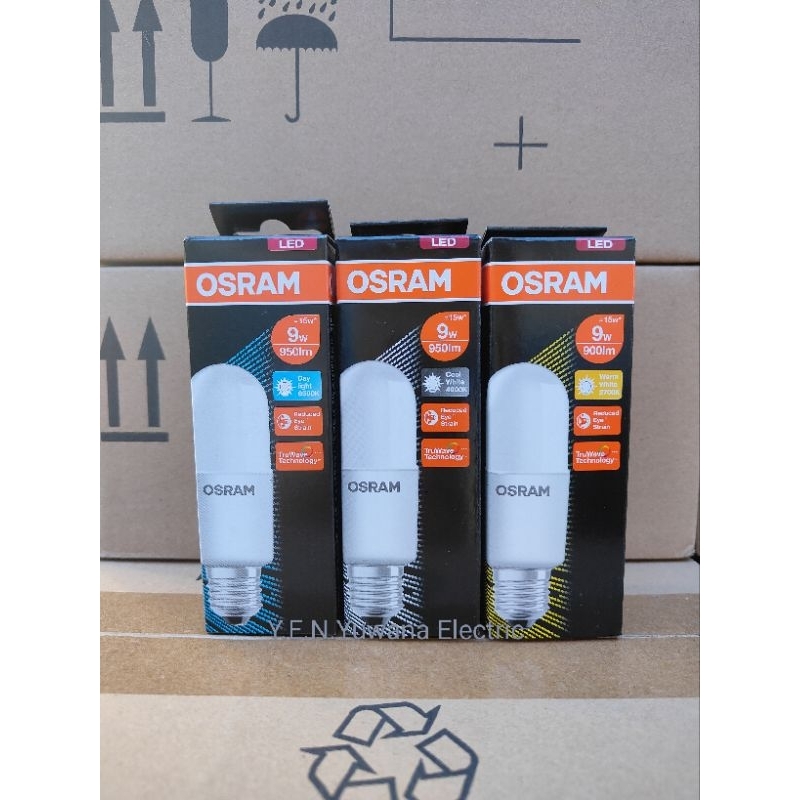 OSRAM หลอดไฟ LED VALUE CLASSIC STICK 9วัตต์ ขั้วE27