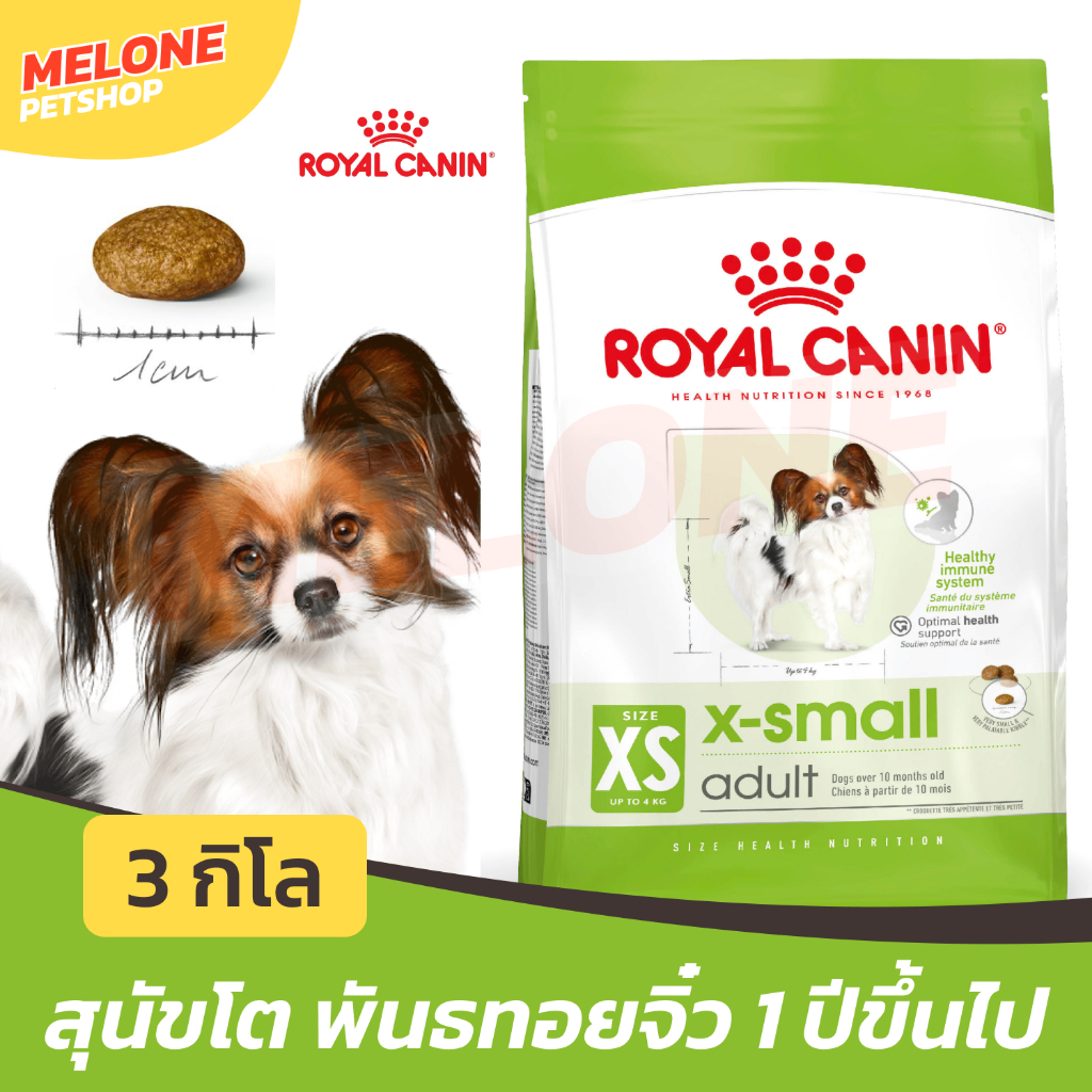 Royal Canin X Small Adult อาหารสุนัข รอยัลคานิน สุนัขโต พันธุ์จิ๋ว 10 เดือนขึ้นไป ขนาด 3kg