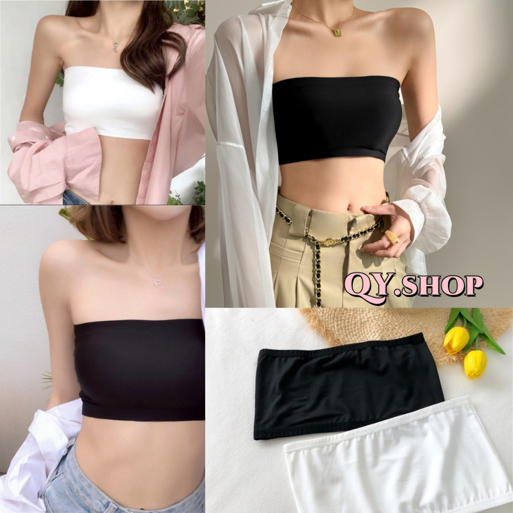 QY.Shop สินค้าราคาพิเศษ พร้อมส่ง เสื้อเกาะอก ผ้านิ่มใส่สบายมากค่ะ (MX-2สี)