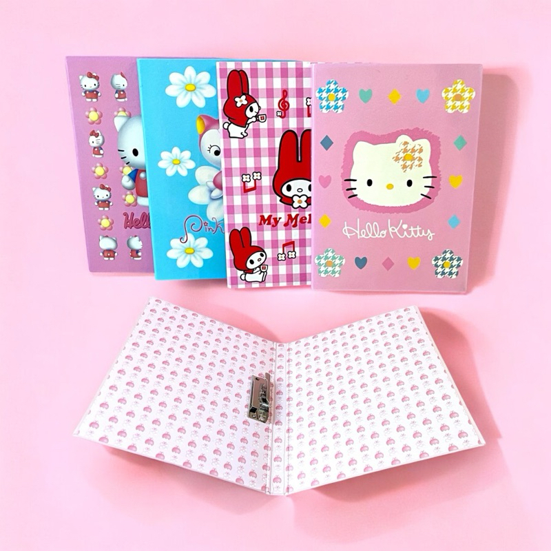 แฟ้มหนีบขนาด A4 ลาย Sanrio พร้อมส่ง