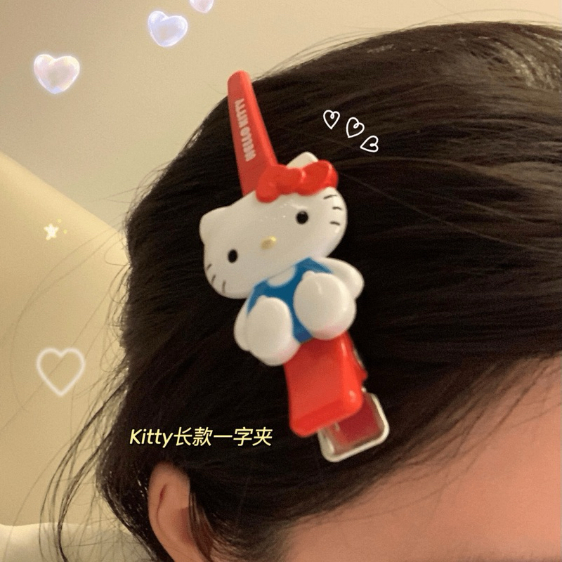 พร้อมส่ง กิ๊บติดผม Sanrio Hello Kitty กิ๊บติดผมหน้าม้าลาบการ์ตูน เครื่องประดับผม