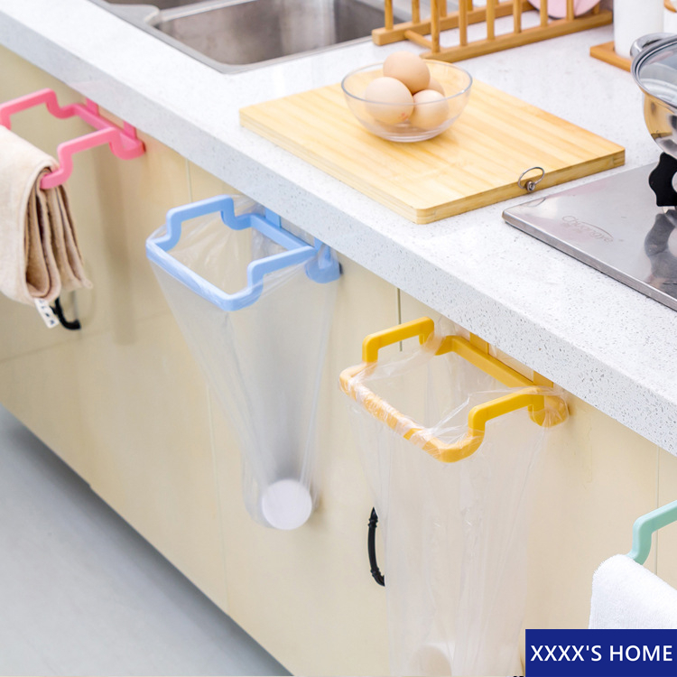 #XX39 Garbage bag hanger ที่แขวนถุงขยะในครัว ที่แขวนถุงขยะ แขวนผ้า ในครัว