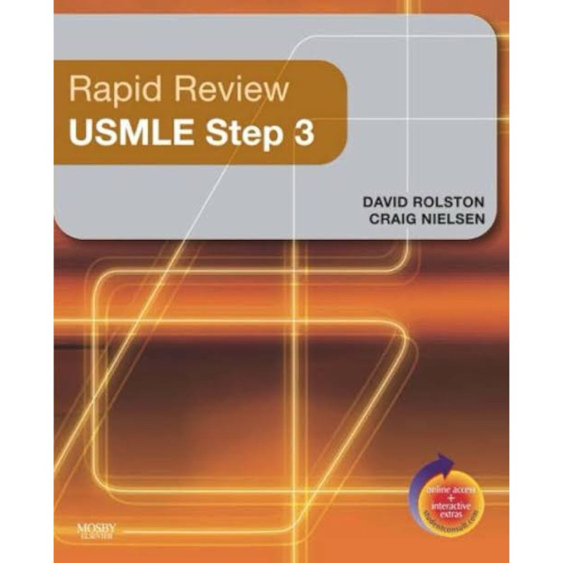[หนังสือ] Rapid Review USMLE Step 3 สอบ ศรว. 1 2 nl1 nl2 nl3 first aid for the CK CS long case osce 