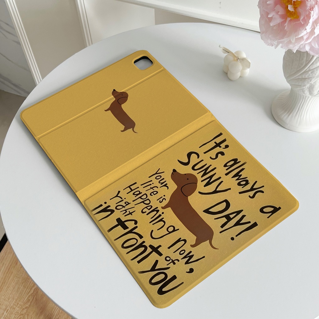 🚀จัดส่งทันที🚀เคสไอแพด ดัชชุนด์ Gen11 Pro13 2024 Air8/7 11 Air5/4 10.9น่ารัก เคสipad Gen6/5 9.7 mini7