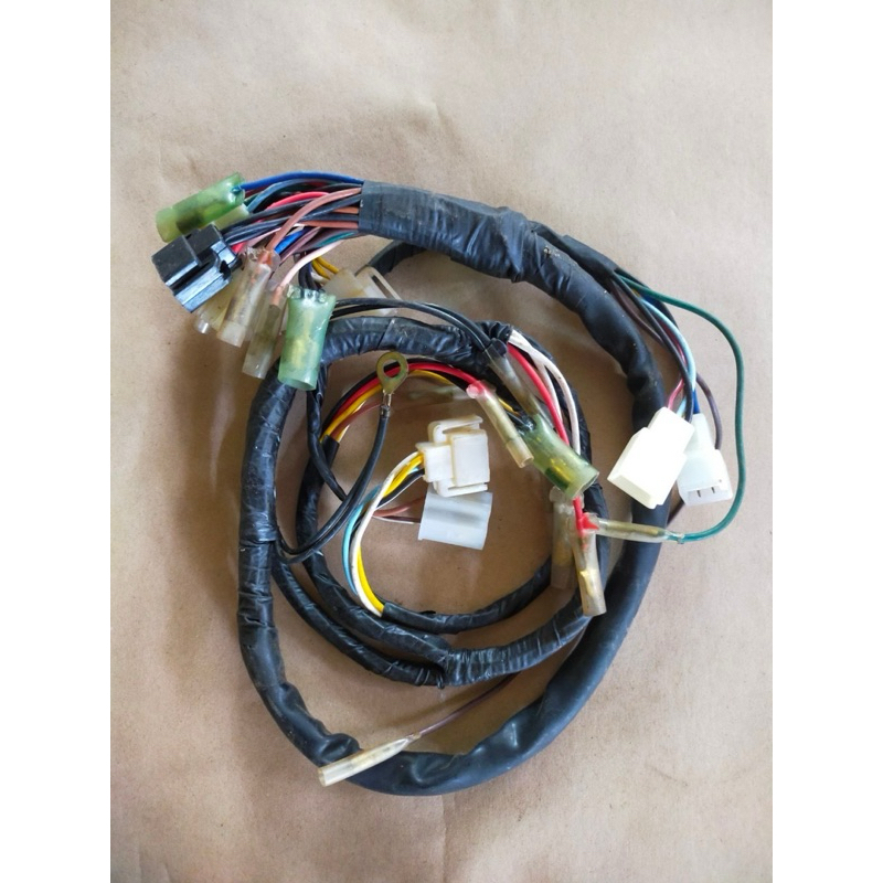 ชุดสายไฟ Yamaha DT125E DT175E รุ่นทองขาว โช้คคู่