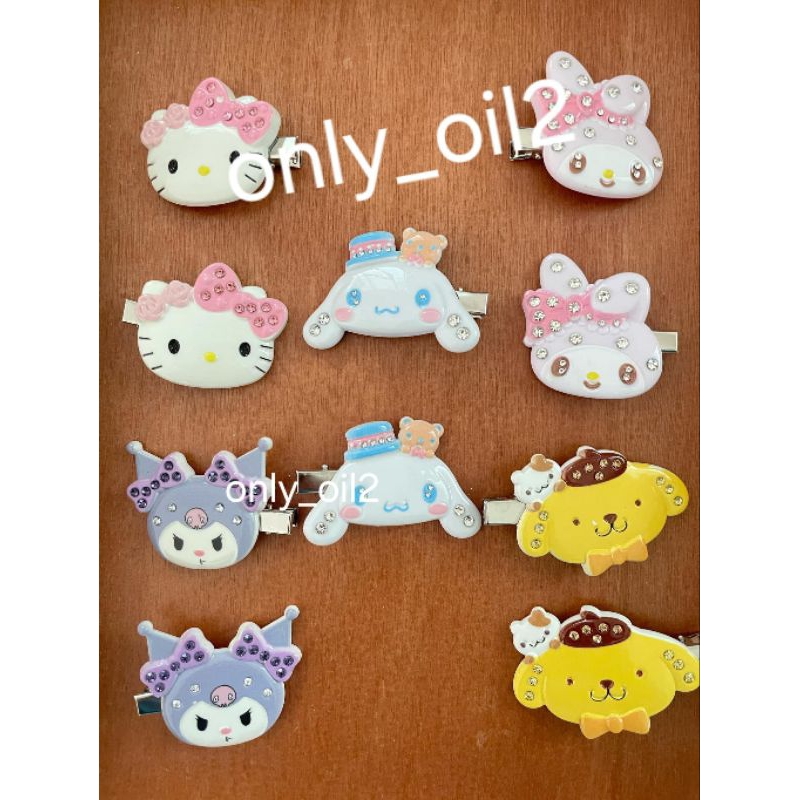 พร้อมส่ง!!!! งานกิ๊บติดเพชร กิ๊บ sanrio