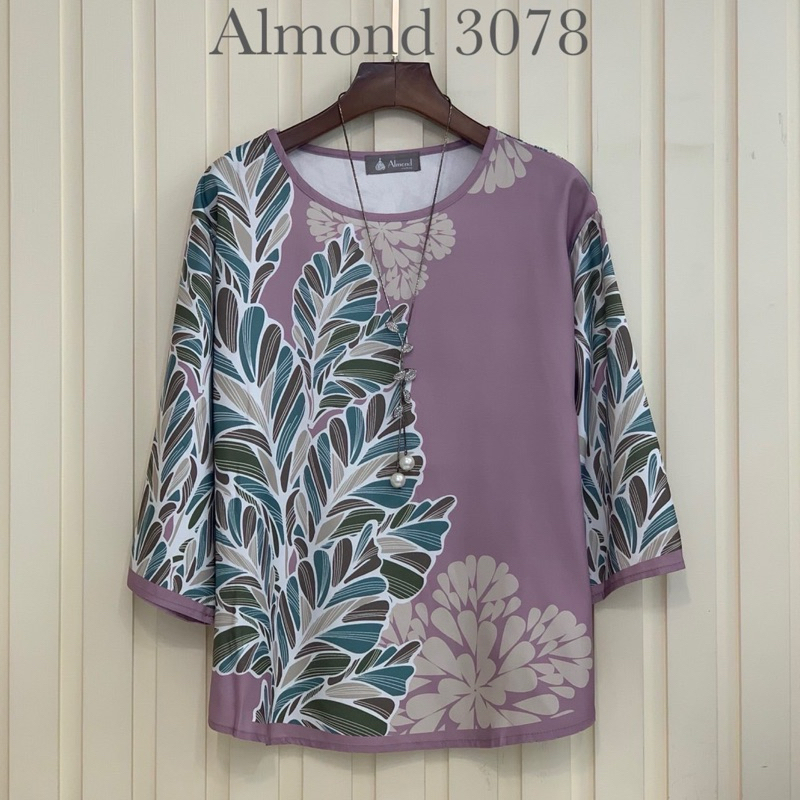 รอบอก 46” เสื้อ Oversize แขนสามส่วน blouse