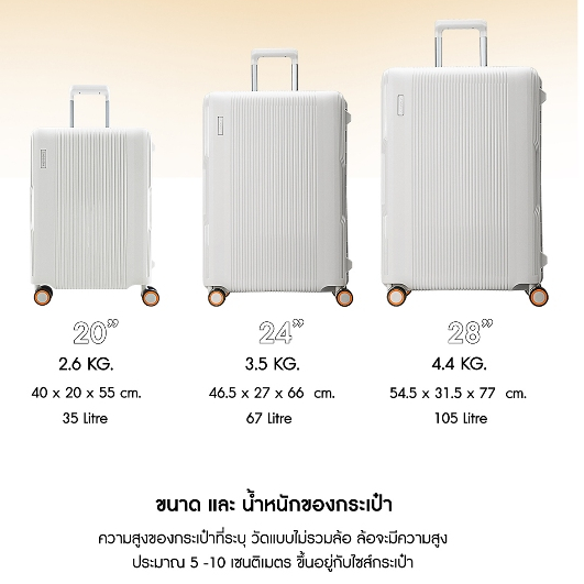 CAGGIONI กระเป๋าเดินทางแบบโครง รุ่นมาโคร C22011-03 - Drak Grey สีเทาดำ