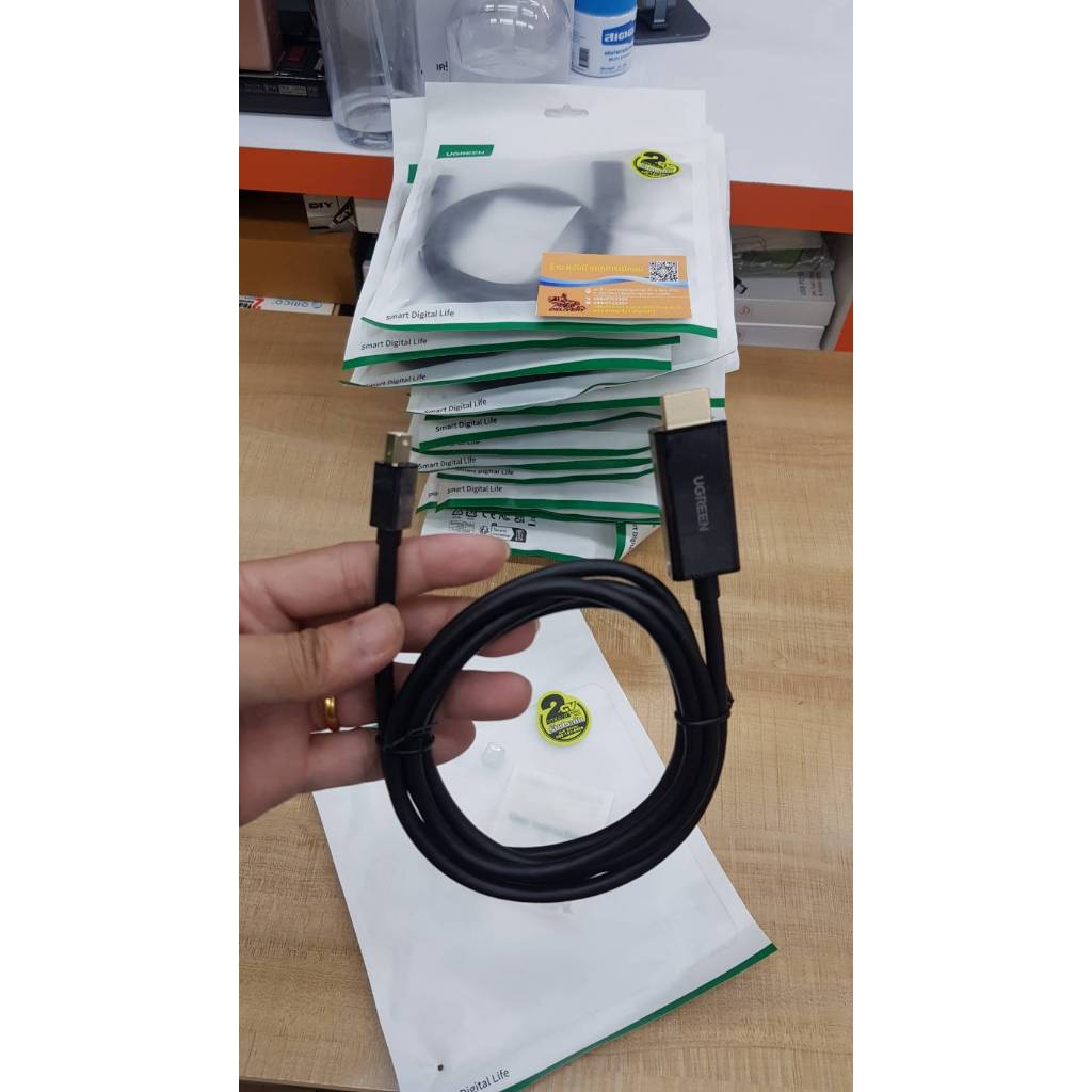 UGREEN Mini Display to HDMI CABLE 4K 1.5M รุ่น รุ่น 20848 10455 #MD101 ราคา ถูกที่สุด ดีลบีเคเค แกลเลอรีภาพที่ 7