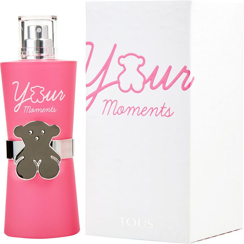 TOUS Peach Silk Bear Exclusive Moment น้ำหอมสำหรับผู้หญิง Eau de Toilette EDT 90มล. กลิ่นฟลอรัลมอส
