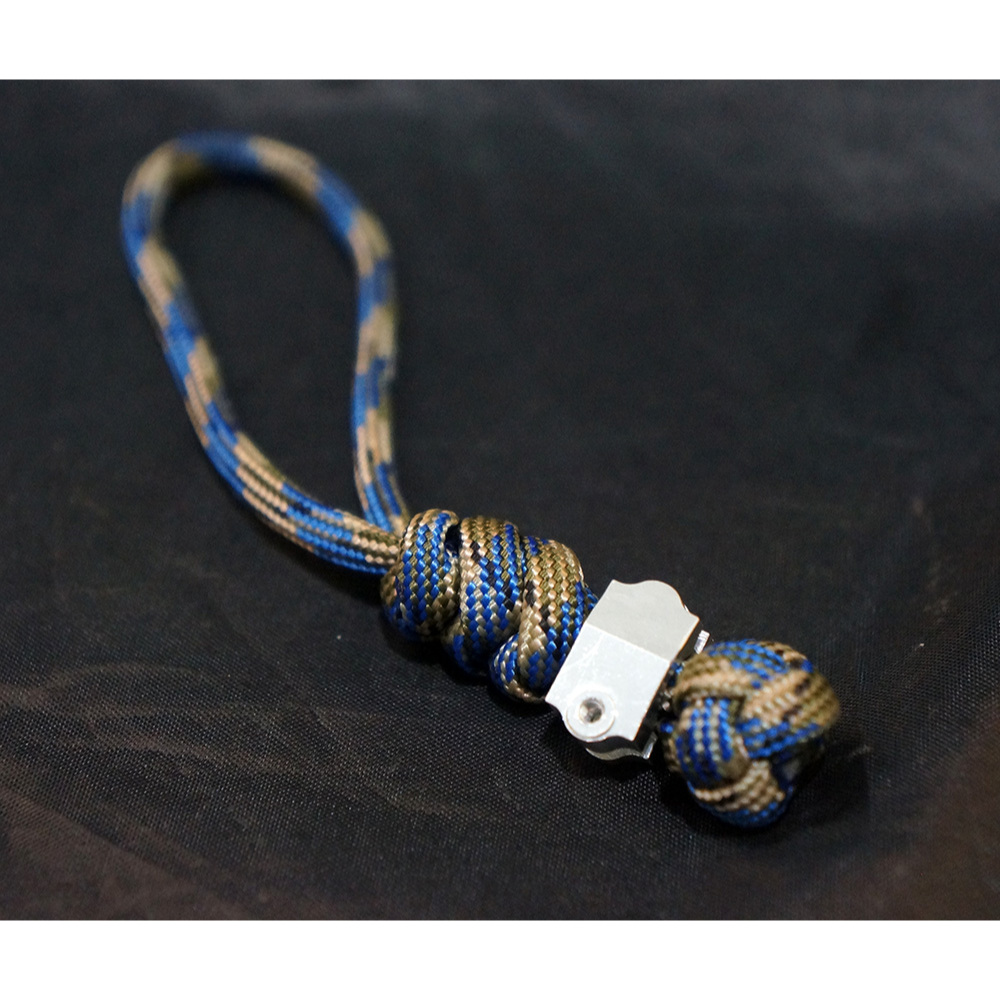 พวงกุณแจ เชือกถัก Handmade Aluminium Paracord 550 Bead Lanyard Pendant เชือกลายใหม่ - รูปที่ 5