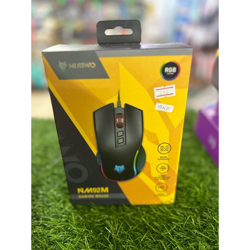 เม้าส์สาย nm92 M RGB lighting macro supported