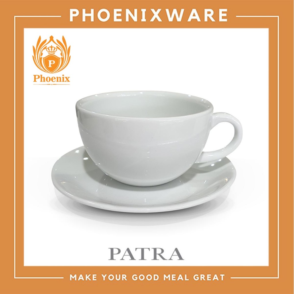 ชุดกาแฟจานรอง 320 cc.เซรามิค Patra 10221910 10120010