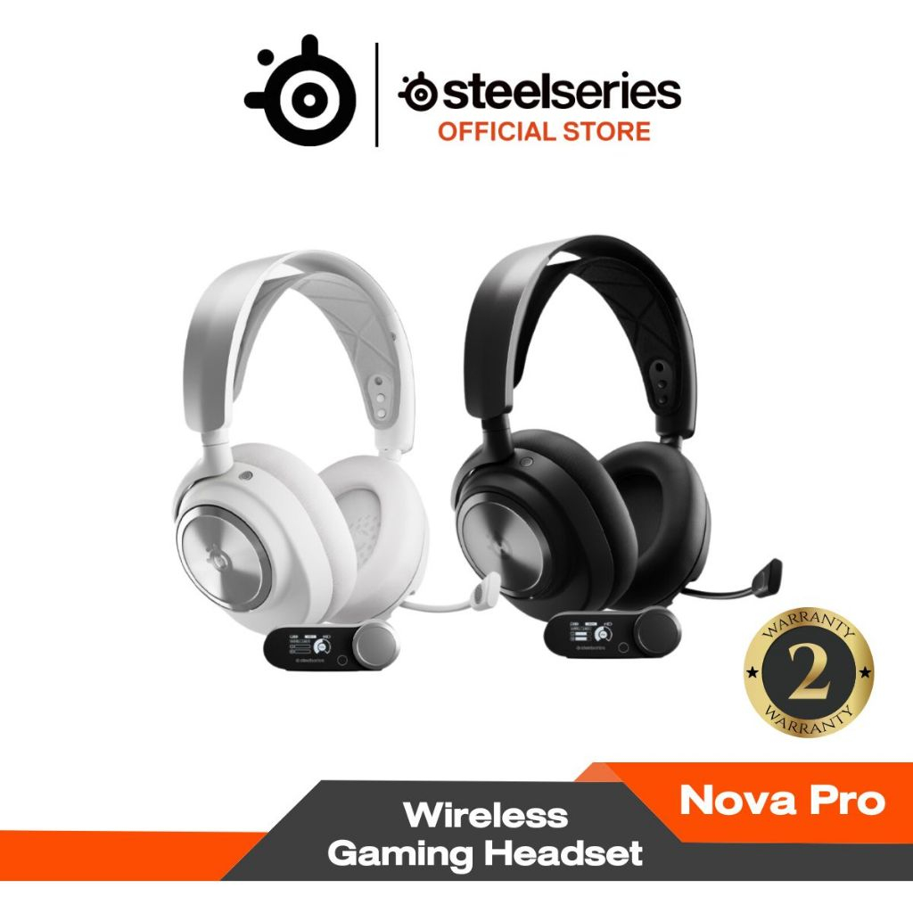 SteelSeries Arctis Nova Pro High-Fidelity Gaming Audio with Active Noise Cancellation หูฟังไร้สาย