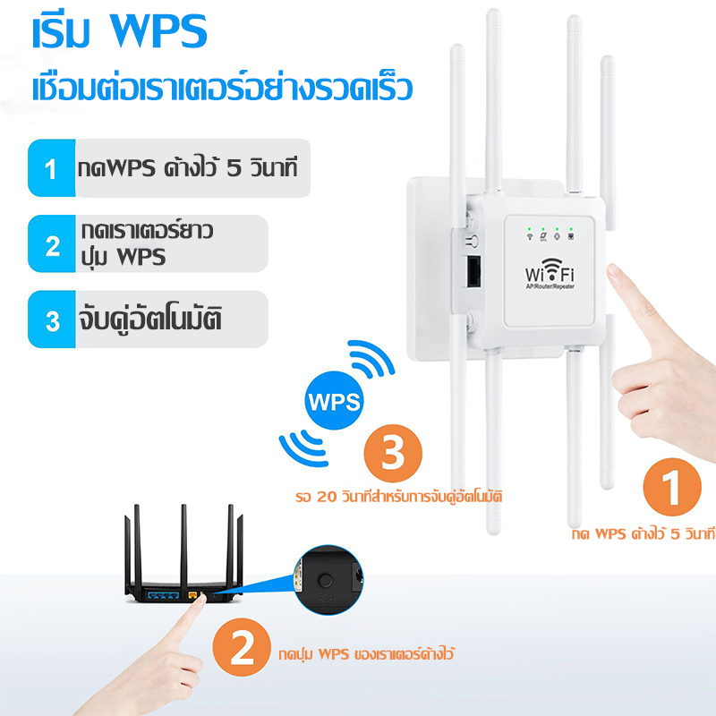 👨‍🔧 รุ่นล่าสุดในปี 2024 👨‍🔧 ตัวขยายสัญญาณ wifi ขยายสัญญาณ wifi wifi repeater ตัวกระจายwifiบ้าน
