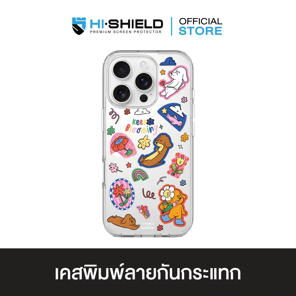 HI-SHIELD เคสใสกันกระแทก iPhone รุ่น SSKTMMEE1 [เคส iPhone17,iPhone16,iPhone15,iPhone14,iPhone13,iPhone12]