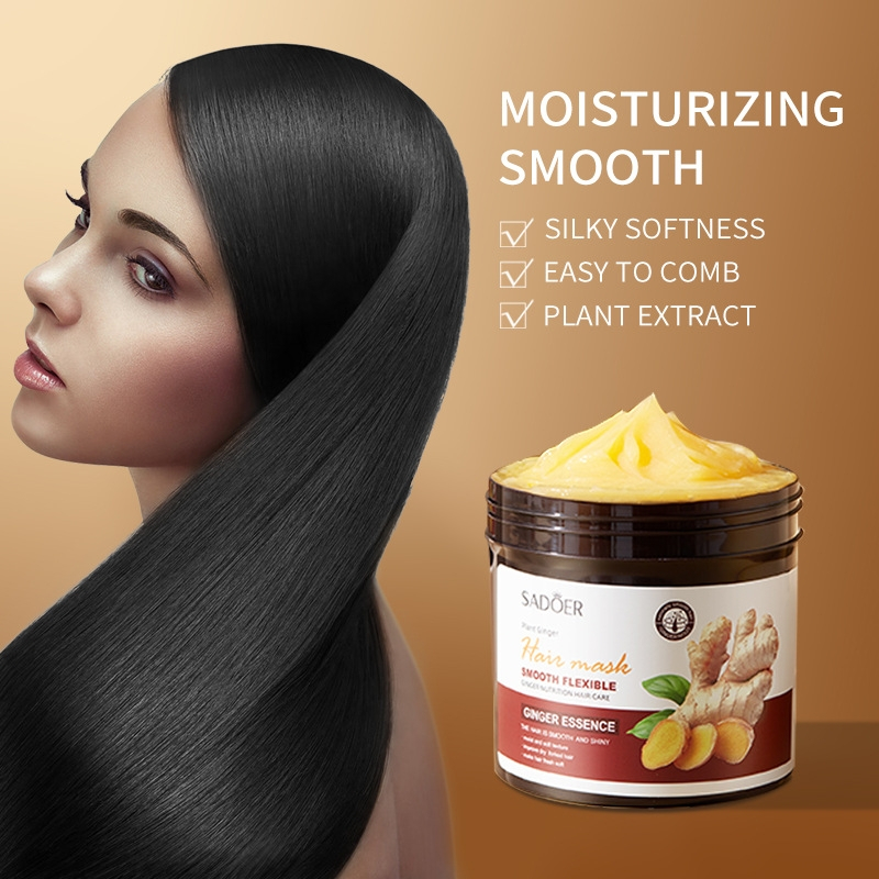 (มีส่งด่วน) SADOER Hair Mask Ginger Essence ครีมหมักผมขิง 500g.