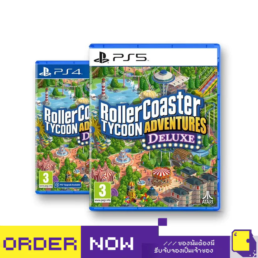 [+..••]  พร้อมส่ง | PS4 / PS5 ROLLERCOASTER TYCOON ADVENTURES DELUXE (เกม PlayStation™ 🎮)