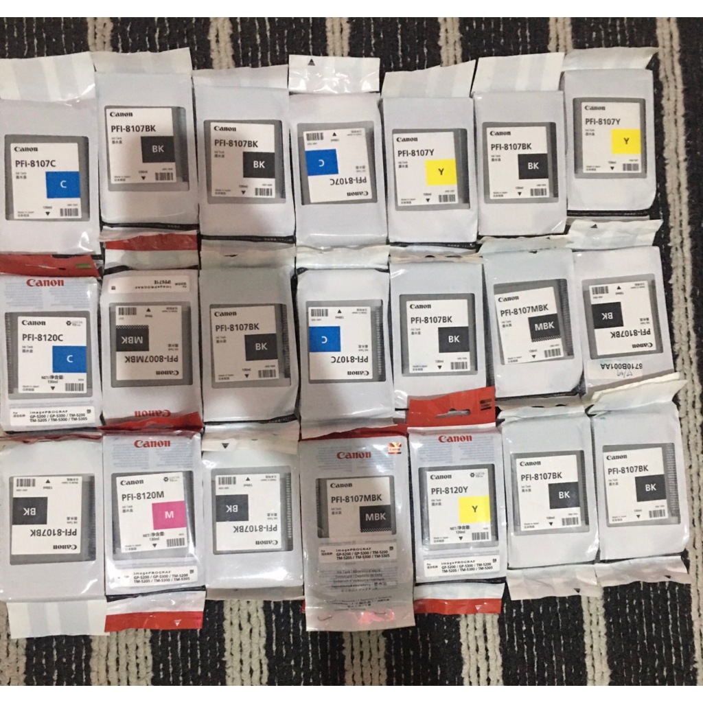 CANON INK TANK PFI-8120 C , M ,Y (130ml.) อิงค์แท้TM-5200 TM-5205 TM5300 TM-5305 TM5200MFP TM5300MFP
