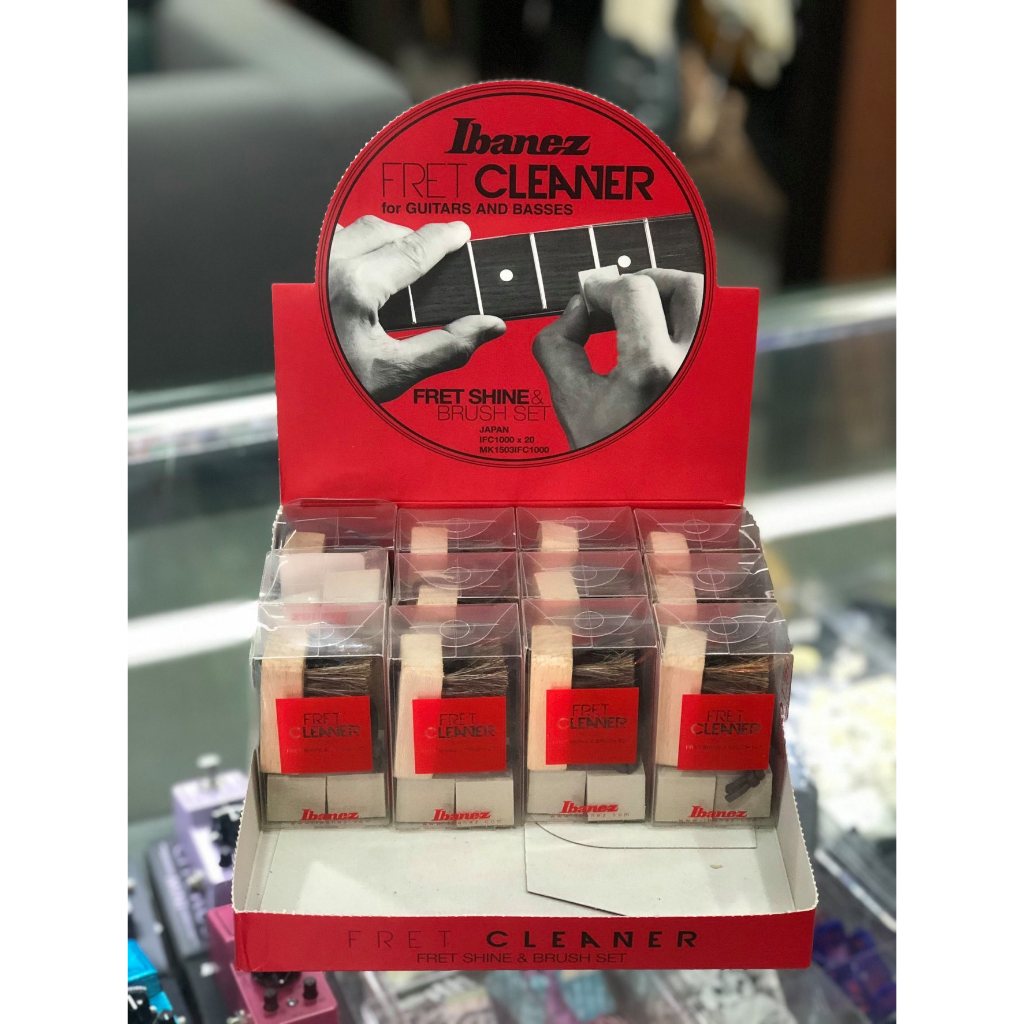 Ibanez ชุดยางและแปรงสำหรับทำความสะอาดเฟร็ทกีตาร์ รุ่น IFC1000