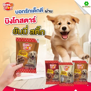 Bingo star yummy stick 500g. ขนมสำหรับหมาแบบแท่งนิ่ม
