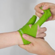 แผ่นยางยืดอย่างหนา (Floss Band)  ขนาด 1 นิ้ว