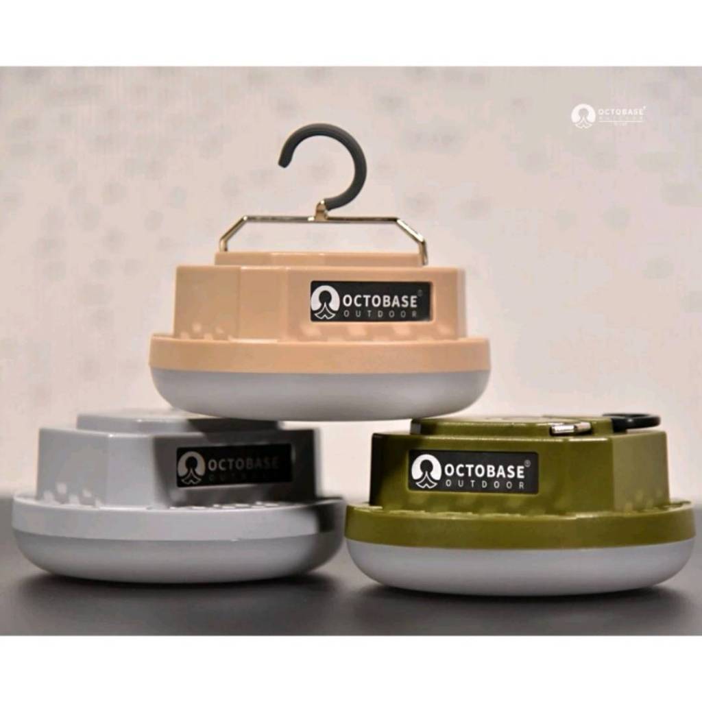 Octobase LED Mini UFO โคมไฟ ตะเกียง แคมป์ปิ้ง พร้อมกระเป๋าจัดเก็บ พกพา สะดวก