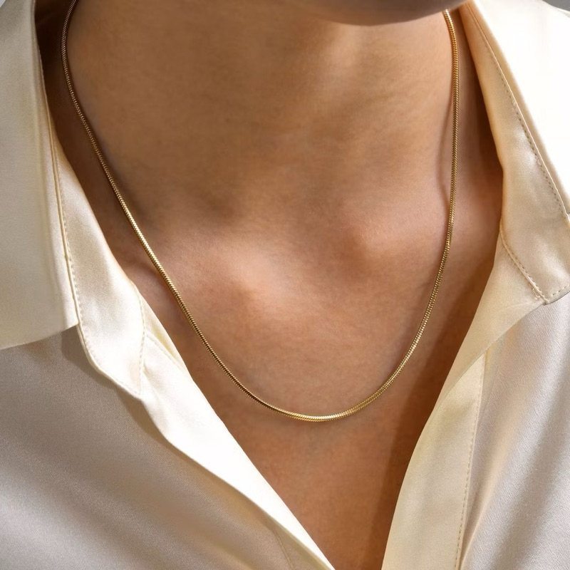 สร้อยสแตนเลสแท้ ลายกระดูกงูกลม ลายโซ่ - รูปที่ 2