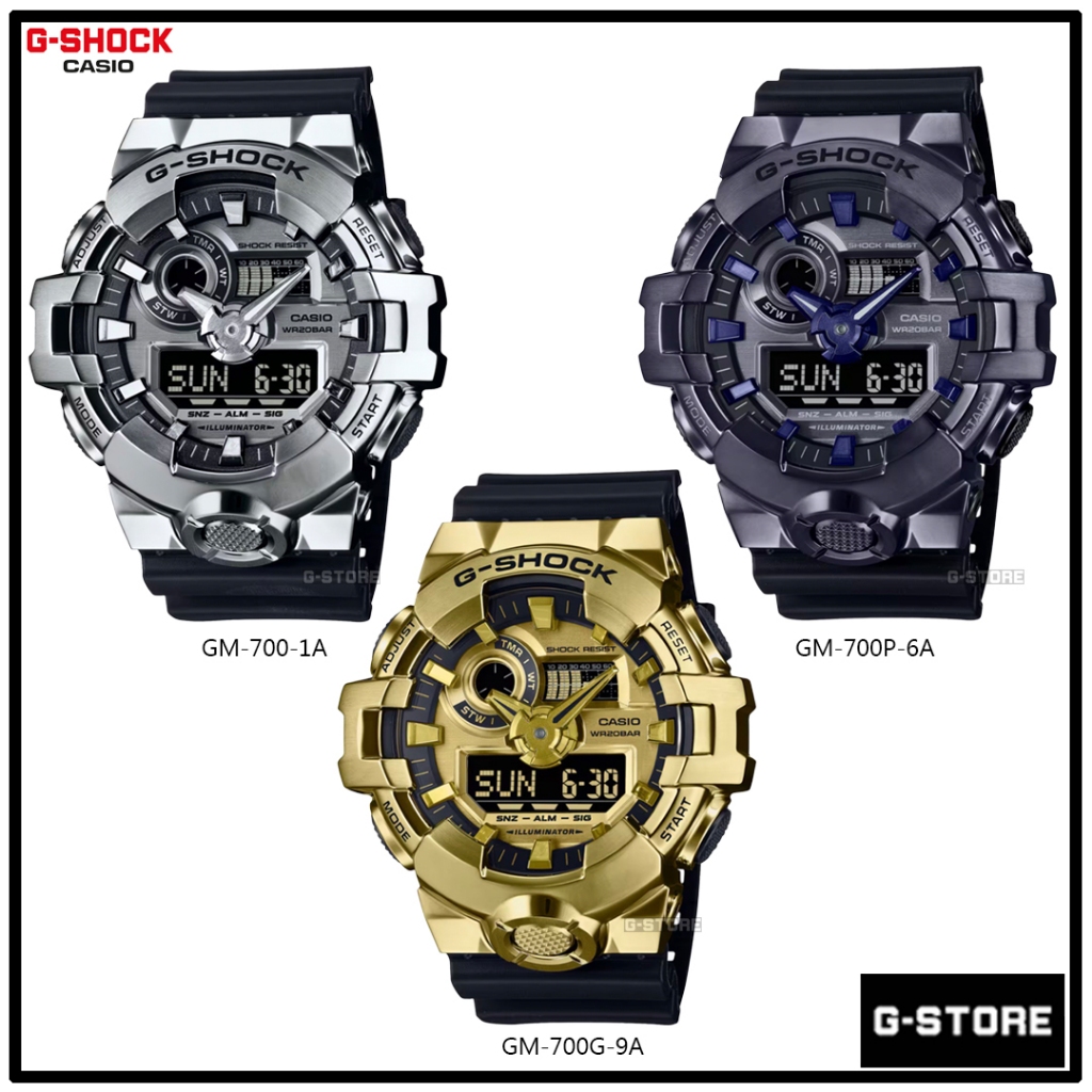 G-SHOCK รุ่น GM-700-1 / GM-700G-9 / GM-700P-6 ของแท้รับประกัน 1 ปี GM-700 GM700 GM-700P