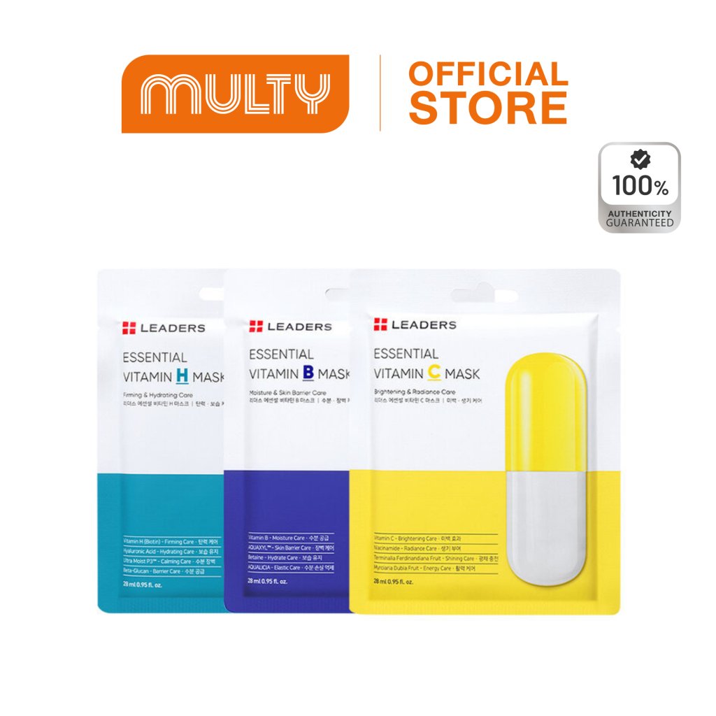Leaders-Essential Mask  ลีดเดอร์ มาส์ก แผ่นมาส์กหน้า มาส์กเกาหลี บำรุงผิว