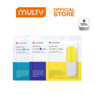 Leaders-Essential Mask  ลีดเดอร์ มาส์ก แผ่นมาส์กหน้า มาส์กเก…