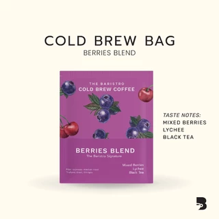 กาแฟสกัดเย็นชนิดบรรจุถุง เดอะบาริสโทร 3 รสชาติ - Cold Brew Bag Coffee The Baristro 3 Flavors