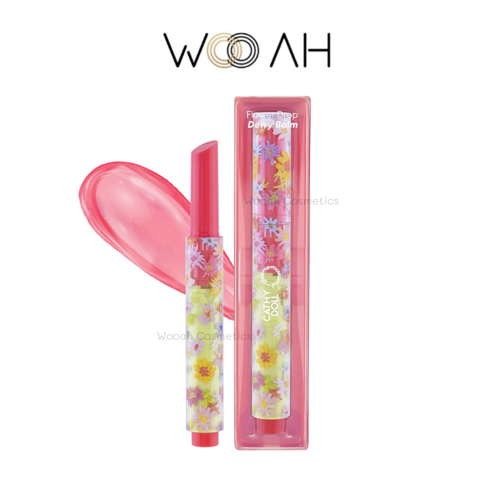 Cathy Doll Give.Me.Museums Flower Drop Dewy Balm 1.8g ฟลาวเวอร์ดรอปดิวอี้บาล์ม เคที่ดอลล์ ลิปทินท์บาล์ม