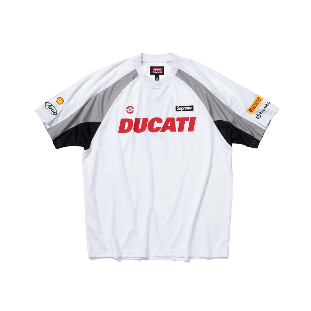 Supreme Ducati Soccer Jersey (WHITE)
