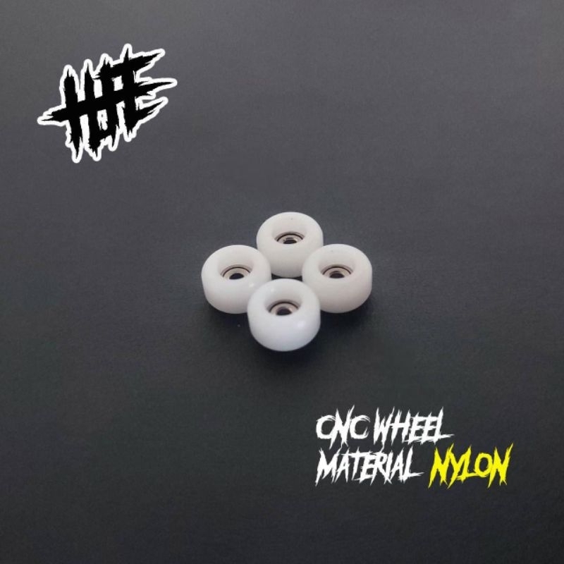 Fingerboard wheel cnc ล้อฟิงเกอร์บอร์ด ล้อไนลอนcnc มีลูกปืนลื่นๆไนลอนเนื้อแข็งและเหนียวทนแรงกระแทก