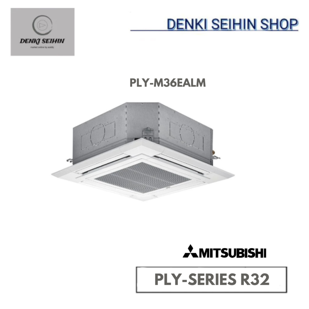 MITSUBISHI ELECTRIC แอร์สี่ทิศทางระบบอินเวอร์เตอร์ PLY-M36EALM ขนาด 36,167 BTU รุ่น PLY-SERIES R32