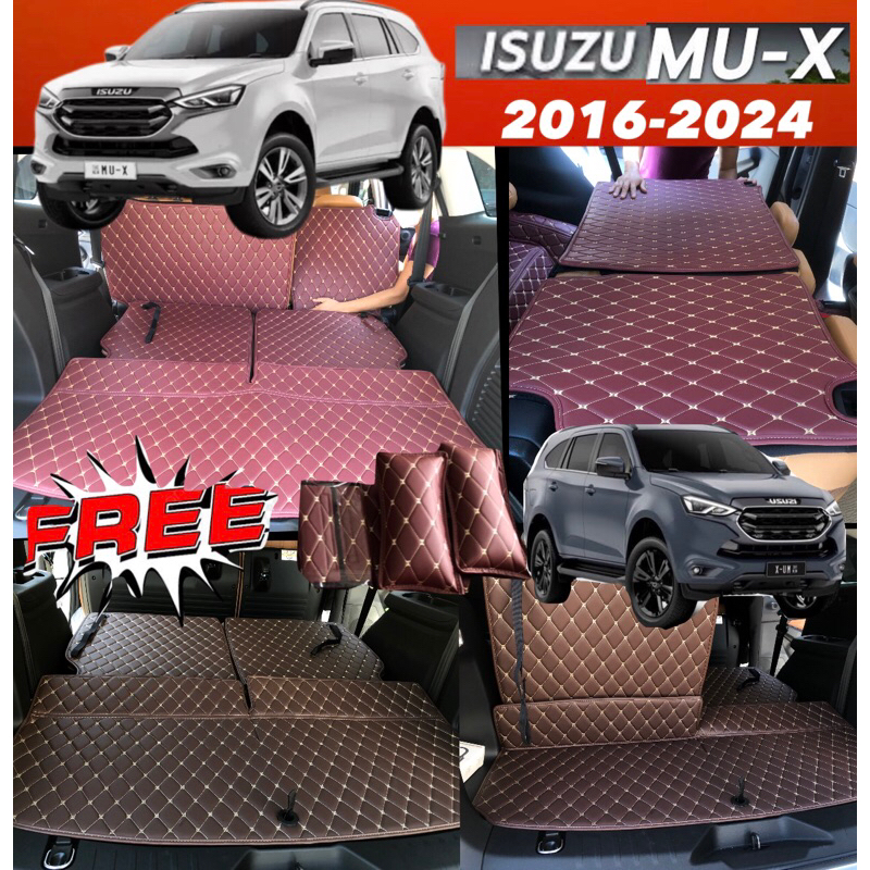 ( MU-X 2016-2024(ปิดเบาะ+ท้ายรถ‼️(ฟรี !สายเบลท์) (สีสันมากสุด 51 แบบสี) ♨️แถมฟรี!!!สายเบลล1คุ่